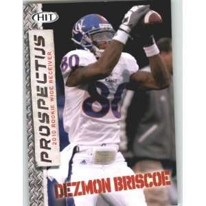  2010 Sage HIT Prospectus #P18 Dezmon Briscoe   Cincinnati 