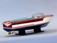 Attach the sails and this Riva Junior model is ready for display