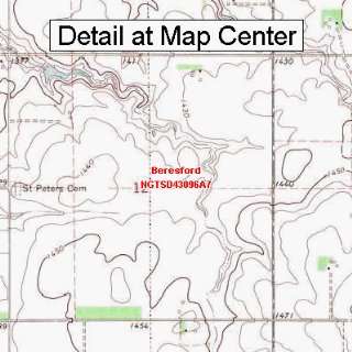  USGS Topographic Quadrangle Map   Beresford, South Dakota 