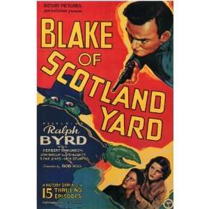  Blake of Scotland Yard Movie Poster (11 x 17 Inches   28cm 
