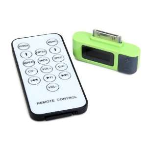   Remote + Car Charger for iPhone / iPod / iPad   Green Electronics