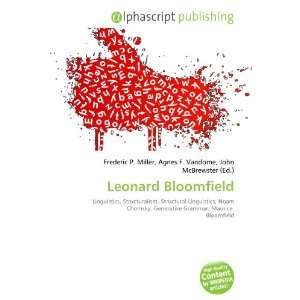  Leonard Bloomfield (9786133813762) Books
