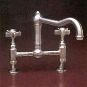  Rohl Tuscan Brass Country Kitchen Bridge Kitchen Faucet 