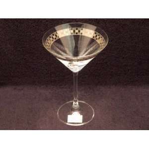  Miller Rogaska Deco Platinum Martinis