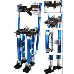 Blue Professional Grade Drywall Stilts Paint Stilt Aluminum 18 to 30 