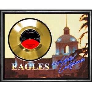 The Eagles Hotel California Framed Gold Record A3 