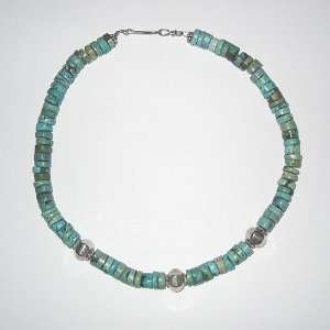  Turquoise and Silver Necklace Jewelry