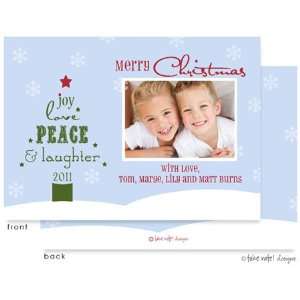   Note Designs Digital Holiday Photo Cards   Holiday Love Tree Photo