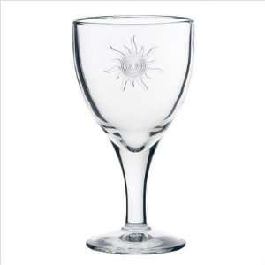 French Home Gourmet 6151.01 La Rochere Soleil 8.5 Oz Footed Wine Glass 