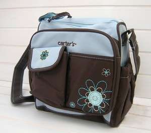 Small Blue Flower Baby Diaper Nappy Changing Bag C  