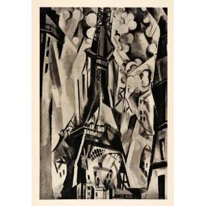  Robert Delaunay Eiffel Tower Paris Cubism Collage Orphism Art 