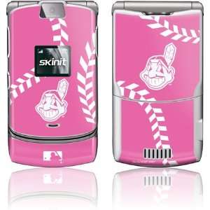  Cleveland Indians Pink Game Ball skin for Motorola RAZR V3 