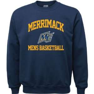  Merrimack Warriors Navy Youth Mens Basketball Arch 