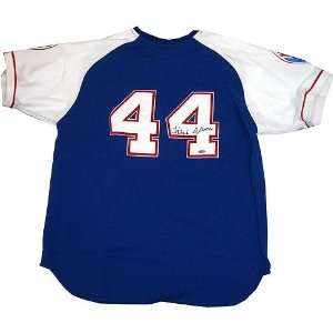  Hank Aaron M&N 1974 Road Atlanta Braves Jersey Sports 