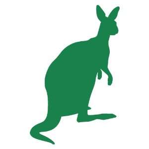 Kangaroo GREEN Vinyl window decal sticker