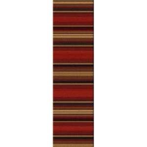Santa Fe Stripe Runner Rug 