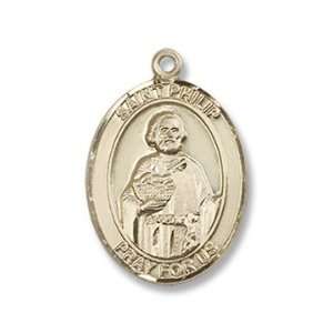  St. Philip the Apostle Medium 14kt Gold Medal Jewelry