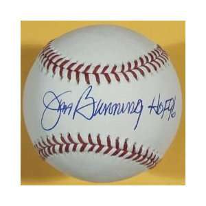 Jim Bunning Autographed/Hand Signed MLB Baseball Philadelphia Phillies 