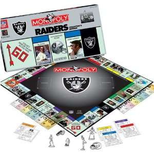  Oakland Raiders NFL Team Collectors Edition Monopoly 
