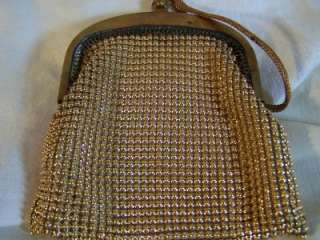 Antique Vintage Purse Metal Art Deco Evening Bag Purses Bags Whiting 