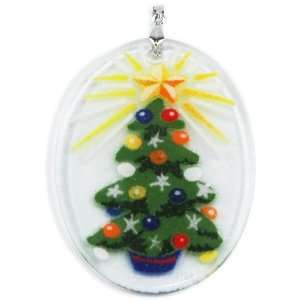  Peggy Karr Handmade Art Glass Christmas Ornament 