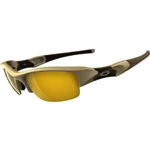 Oakley Flak Jacket Adult Sport Casual Sunglasses   Color Plasma/Gold 