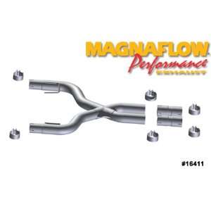 Magnaflow Tru X Stainless Steel Crossover Pipes   05 09 Ford Mustang 4 