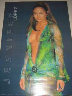 JENNIFER LOPEZ   Very Sexy Poster / Green dress New  