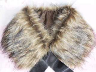 New Fashion Lady Neck Collar Scarf Wrap Faux Fur LSF05  