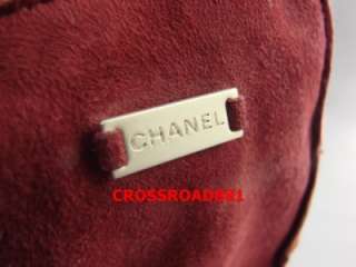   Chanel Multi Colored Patchwork Suede Shoulder Tote Bag Great  