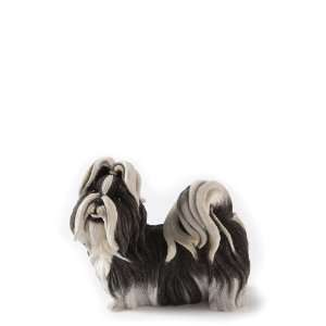  Country Artists Shih Tzu Black & White Dog Figurine