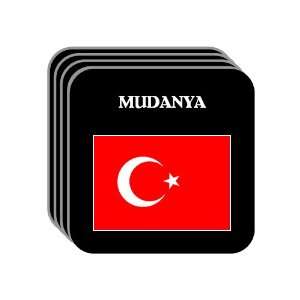  Turkey   MUDANYA Set of 4 Mini Mousepad Coasters 