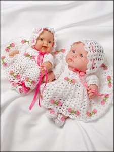 Crochet Pattern LOTS LOVE Baby 8 10 & 12 Doll CLOTHES  