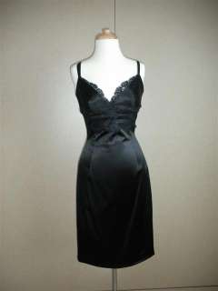 Dolce & Gabbana Black Lace Dress with Bra Size 46  