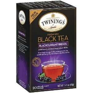 Twinings Blackcurrant Breeze Flavored Tea 20 Count  