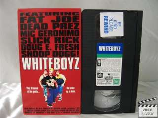 Whiteboyz VHS Danny Hoch, Mark Webber, Snoop Dogg  
