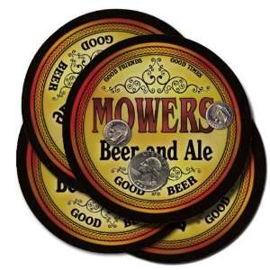  MOWERS Family Name Beer & Ale Coasters 