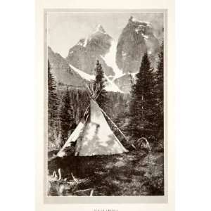  1926 Print Mount Erebus Antarctic Canadian Rockies 