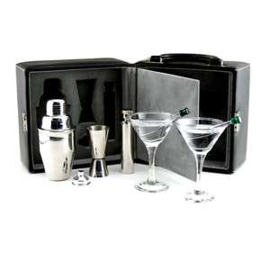 Martini Travel Bar Set with Case   Cocktail Kit 845033002030  