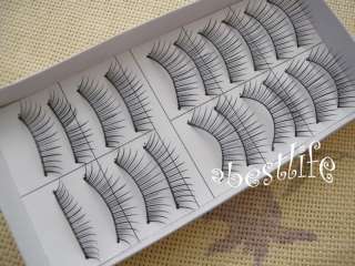   new in retail package l 10 pairs eyelashes in same style in the box l