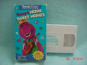 Barney & Friends BARNEYS HOME SWEET HOMES vhs age 1 8 045986990419 