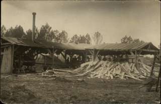 Lumber Mill Shows Machinery Real Photo c1910 Postcard  