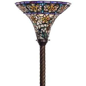  Yellow Rose Torchiere Lamp