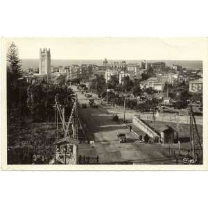   Vintage Postcard Panoramic View of Mostaganem Algeria 