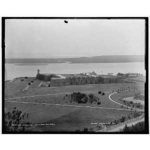 Fort Marion from the Warden residence 