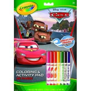   Disney Cars Coloring and Activity Book with Markers Toys & Games