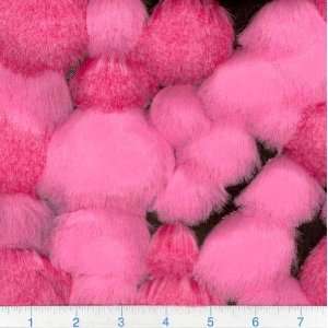  60 Wide Faux Fur Fabric Bubble Pink By The Yard Arts 