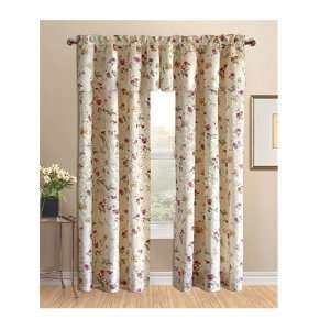  18 Long Whitfield Floral Jacquard Scalloped Valance by 