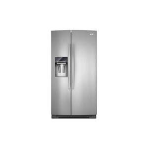  Whirlpool 25 Cu. Ft. Monochromatic Stainless Steel Side by 