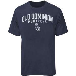  adidas Old Dominion Monarchs Navy Blue Pigment Dyed T 